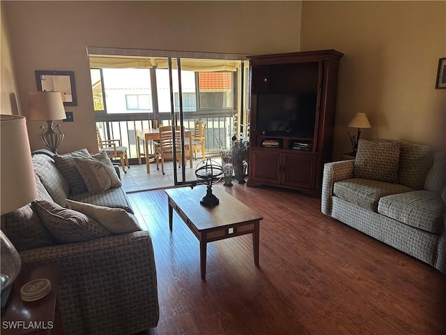 11570 Caravel Cir Unit 2022, Fort Myers, FL 33908 - living area featuring wood finished floors