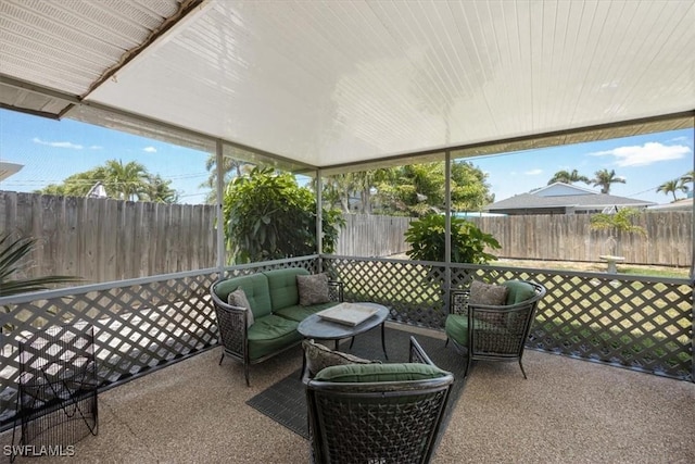 569 98th Ave N, Naples, FL 34108 - sunroom / solarium featuring outdoor lounge area