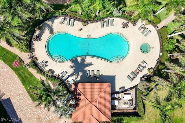 16445 Carrara Way Unit 201, Naples, FL 34110 - view of subject property with a pool area