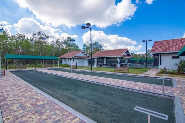 view of property's community featuring a gazebo