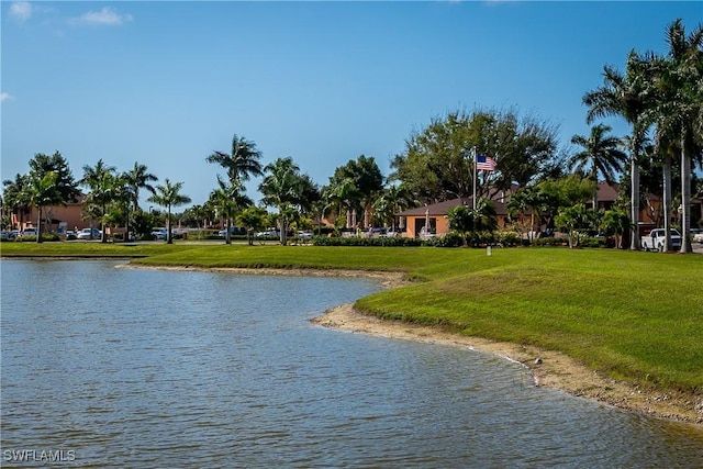 view of water feature