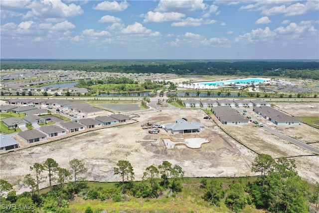 drone / aerial view featuring a residential view