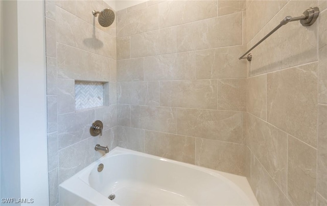 bathroom featuring shower / tub combination