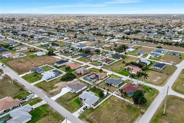 drone / aerial view featuring a residential view