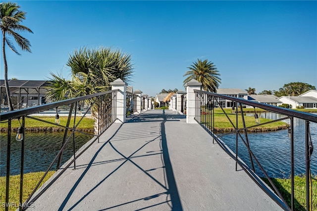 1515 Myerlee Country Club Blvd Unit 6, Fort Myers, FL 33919 - exterior space featuring a residential view and a water view