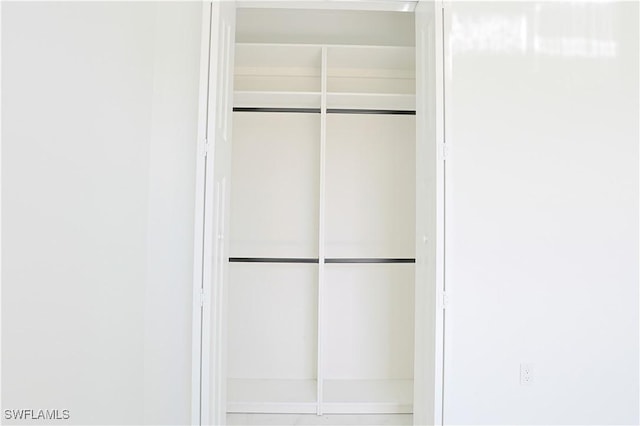 view of closet