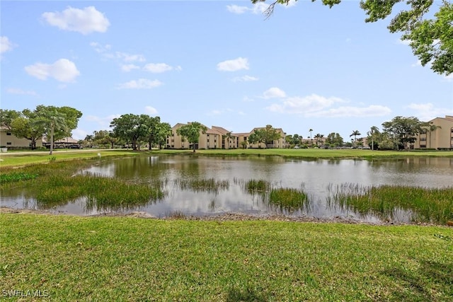 view of water feature