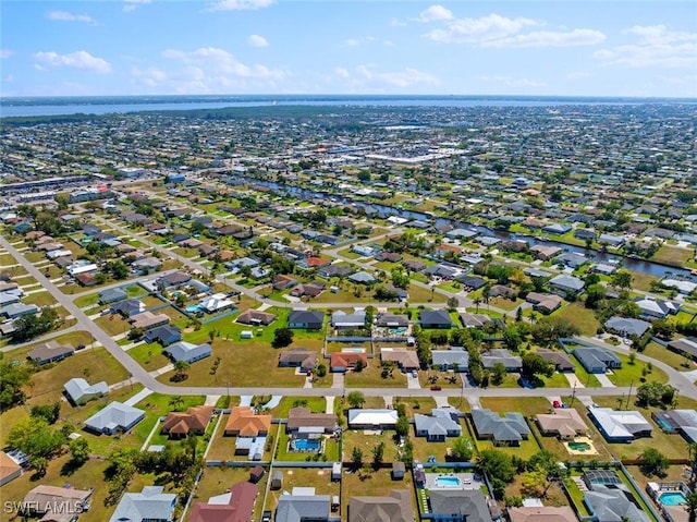 drone / aerial view featuring a residential view