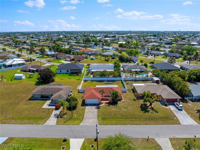 birds eye view of property featuring a residential view