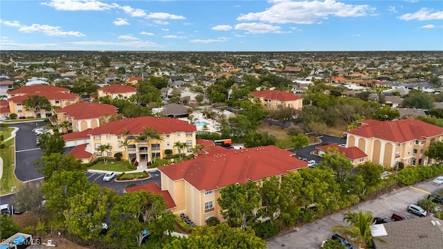 drone / aerial view featuring a residential view