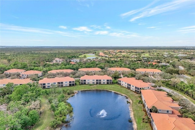 18911 Bay Woods Lake Dr Unit 101, Fort Myers, FL 33908 - bird's eye view with a water view