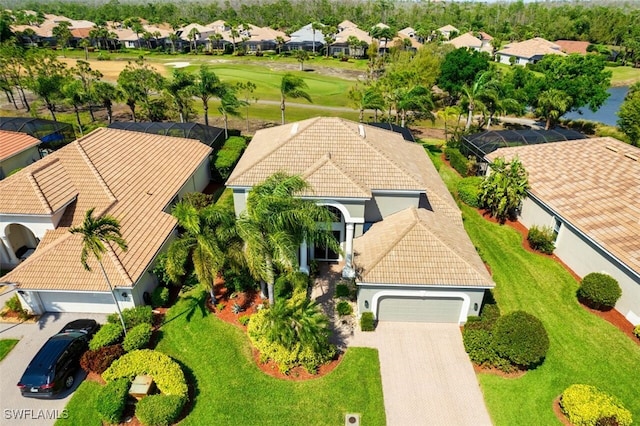 drone / aerial view featuring a residential view