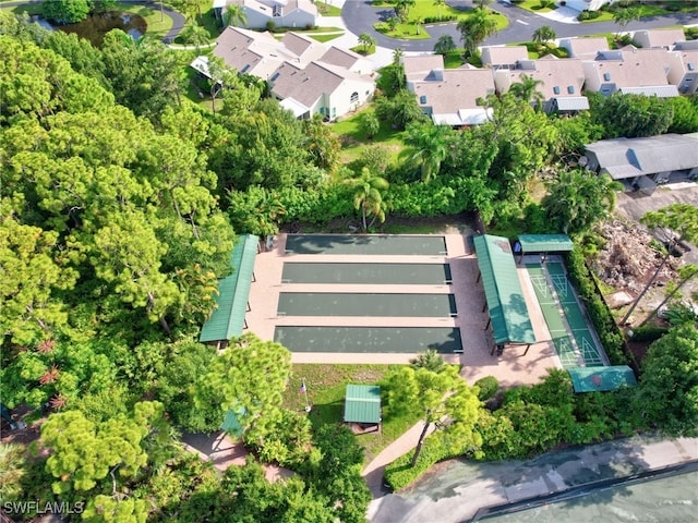 bird's eye view featuring a residential view