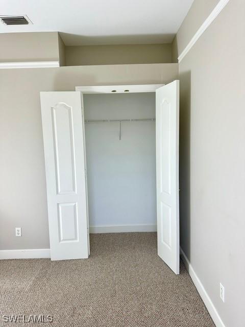 closet with visible vents