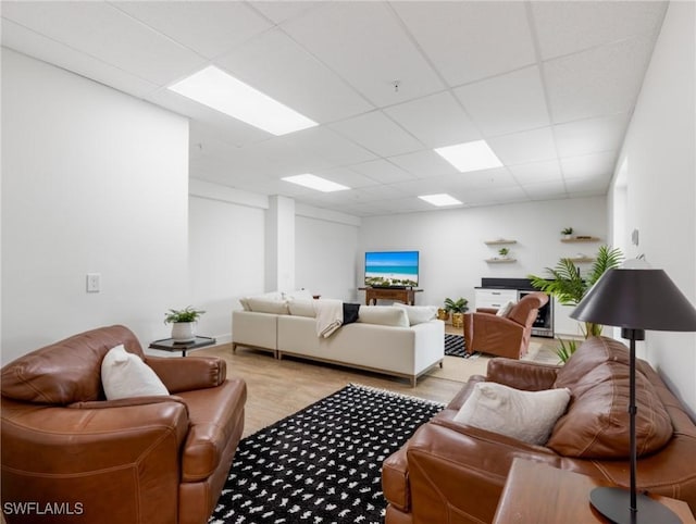 18200 Old Pelican Bay Dr, Fort Myers Beach, FL 33931 - living area featuring a drop ceiling