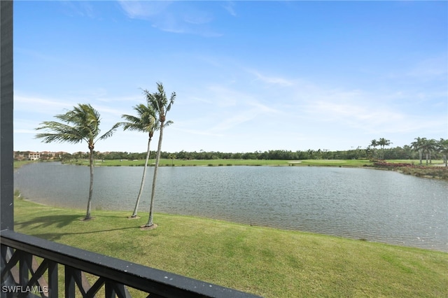 view of water feature