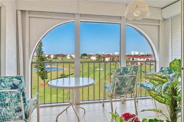 sunroom / solarium with plenty of natural light