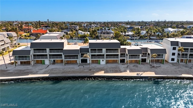 back of property with a residential view