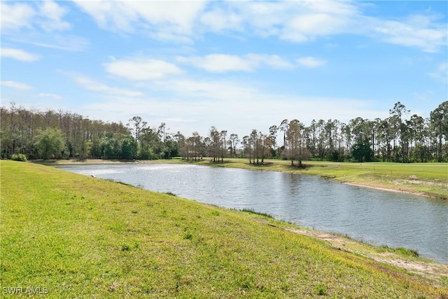 property view of water