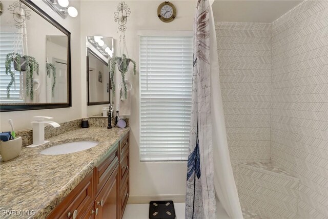 1442 SE 15th Ter, Cape Coral, FL 33990 - full bath with vanity and tiled shower