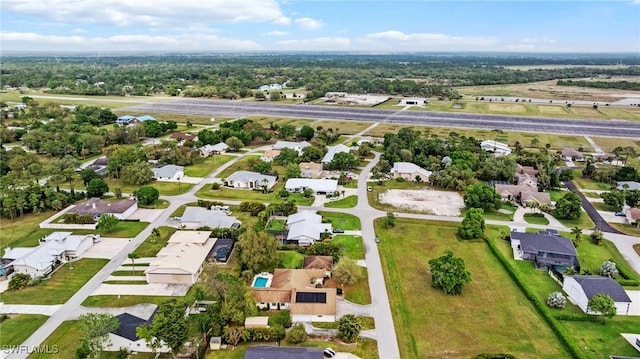 drone / aerial view featuring a residential view