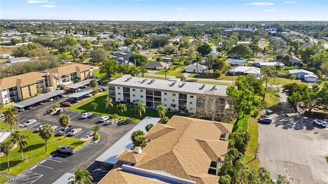 bird's eye view featuring a residential view