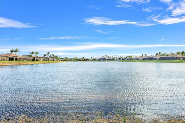 property view of water