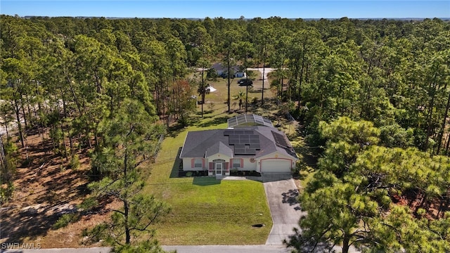 814 Louis Ave, Lehigh Acres, FL 33972 - drone / aerial view featuring a view of trees