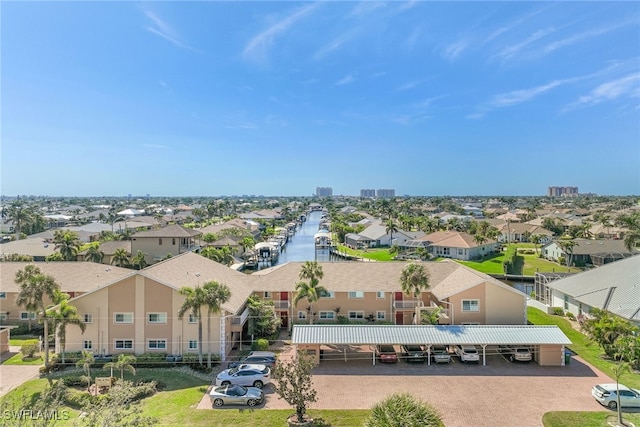 drone / aerial view featuring a residential view