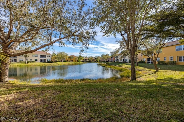 water view featuring a residential view