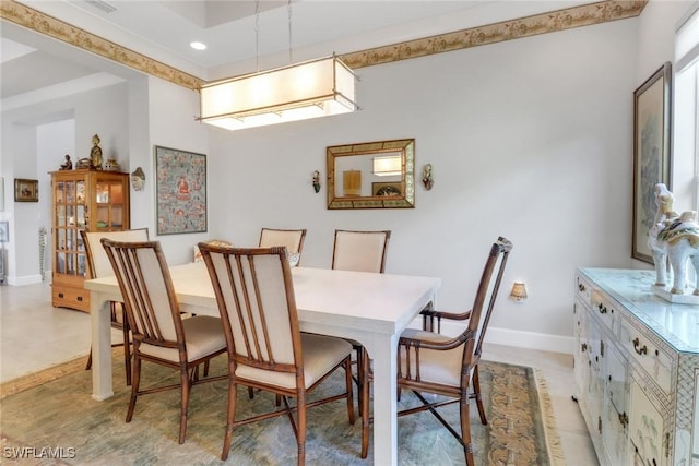 28589 Wharton Dr, Bonita Springs, FL 34135 - dining room with recessed lighting and baseboards