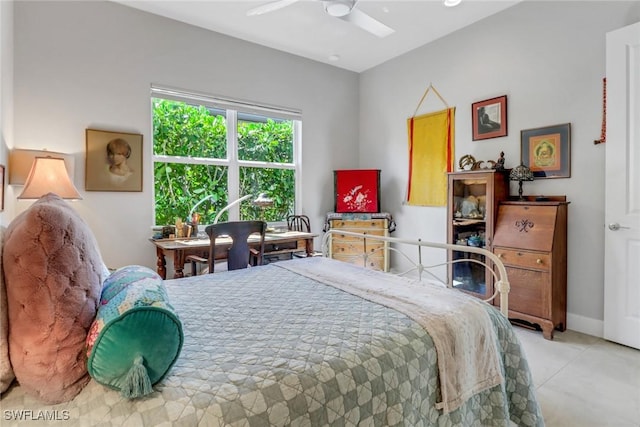 28589 Wharton Dr, Bonita Springs, FL 34135 - bedroom with a ceiling fan and baseboards
