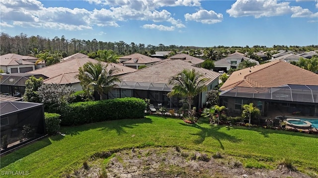 28589 Wharton Dr, Bonita Springs, FL 34135 - drone / aerial view with a residential view