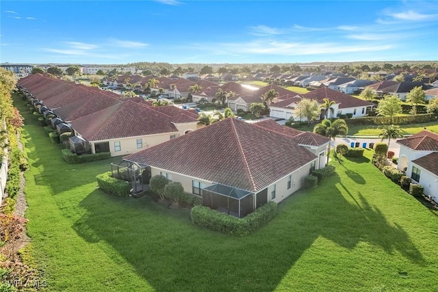 birds eye view of property featuring a residential view