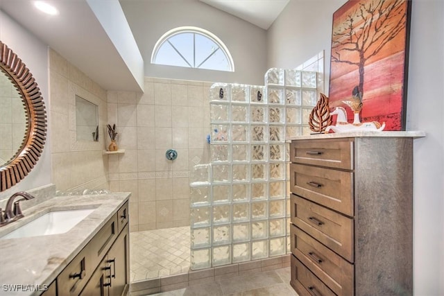 12488 Kelly Pine Ct, Fort Myers, FL 33908 - bathroom with vanity and a walk in shower