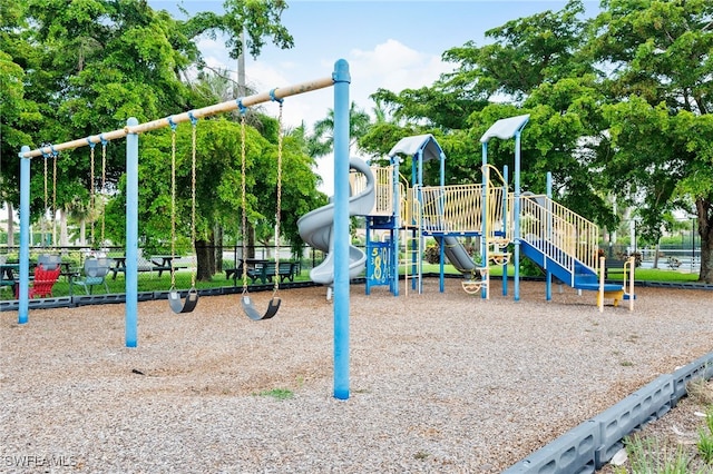 view of communal playground