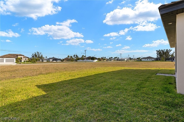 view of yard