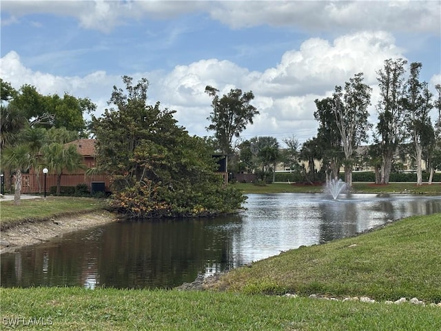 property view of water