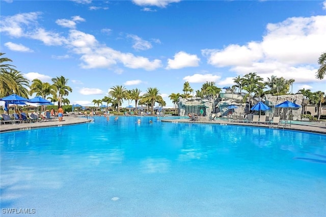 view of community pool