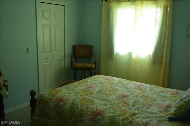 bedroom featuring baseboards