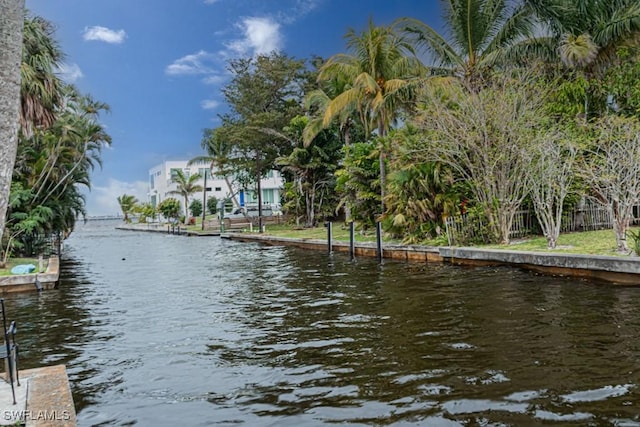 view of water feature