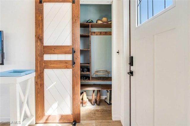 view of closet