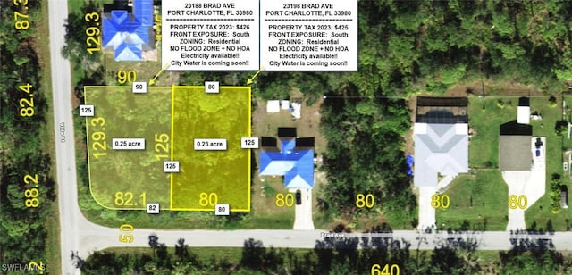 23198 Brad Ave, Punta Gorda FL, 33980 land for sale