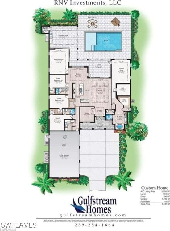 3233 64th St SW, Naples, FL 34105 - view of floor plan / room layout
