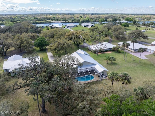 1132 Riverbend Dr, Labelle, FL 33935 - drone / aerial view with a water view
