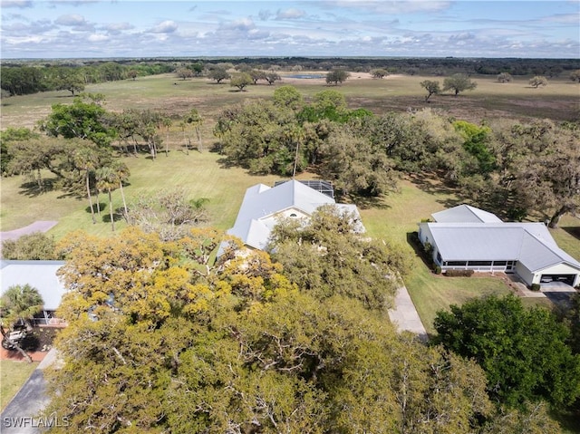 1132 Riverbend Dr, Labelle, FL 33935 - birds eye view of property featuring a rural view