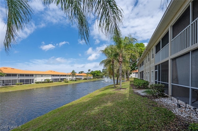 water view featuring a residential view