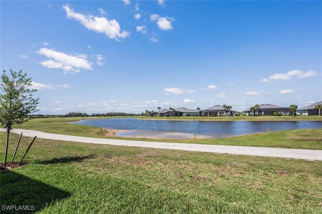 property view of water