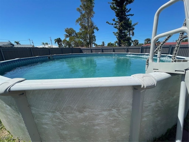 view of pool with a fenced in pool and a fenced backyard