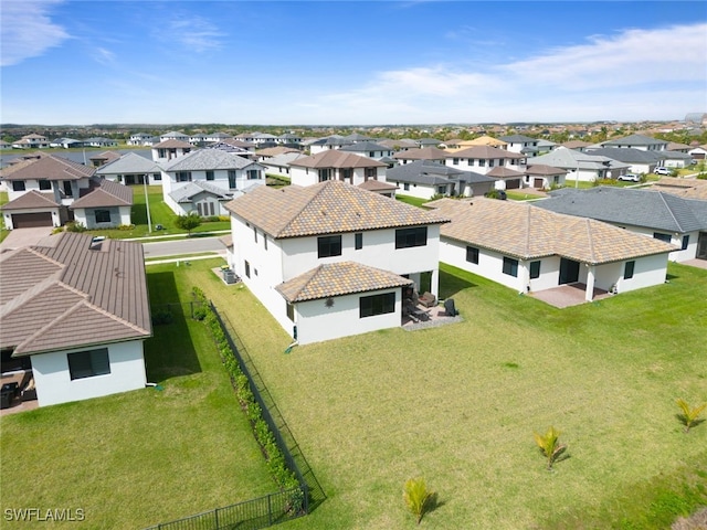 birds eye view of property featuring a residential view